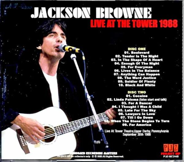 Jackson Browne/PA,USA 1988 - Image 2