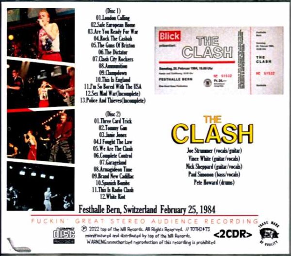 Clash/Switzerland 1984 - Image 2
