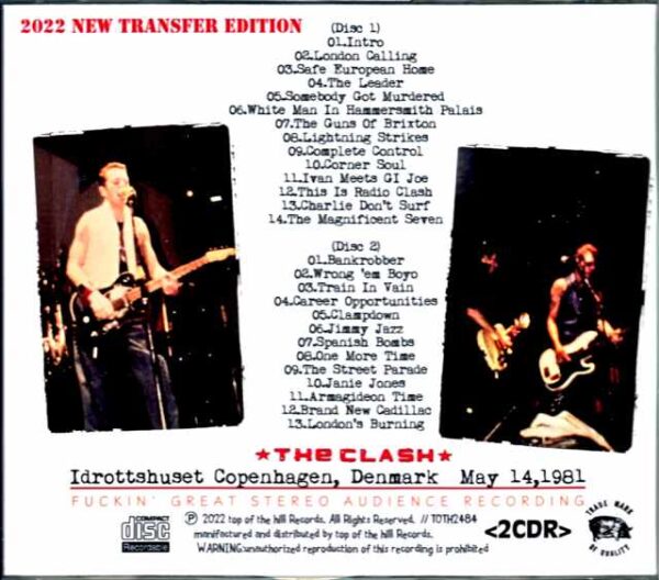 Clash/Denmark 1981 New Transfer Edition - Image 2