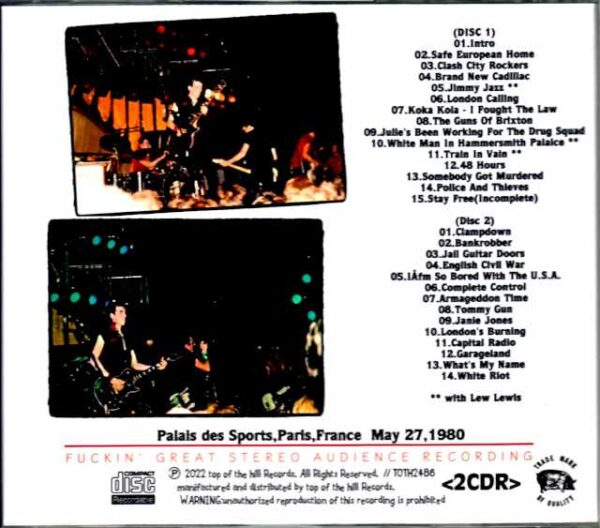 Clash/France 1980 - Image 2