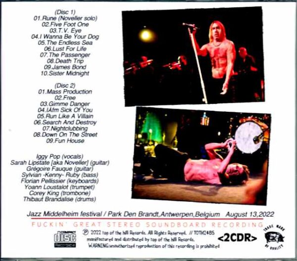 Iggy Pop/Belgium 2022 Complete - Image 2