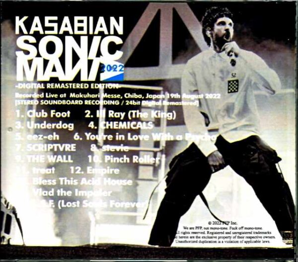 Kasabian Kasabian/Chiba,Japan 2022 Complete 24bit Digital Remastered Edition - Image 2