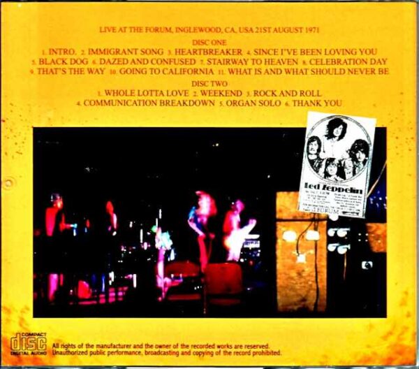 Led Zeppelin/CA,USA 8.21.1971 3Source Mix Upgrade - Image 2