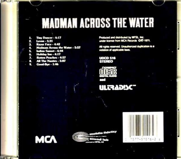 Elton John Elton John/Madman Across the Water Mobile Fidelity CD - Image 2
