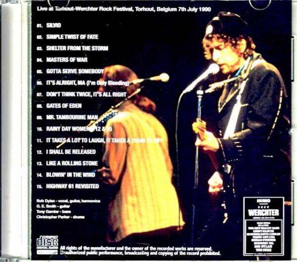Bob Dylan/Belgium 1990 - Image 2
