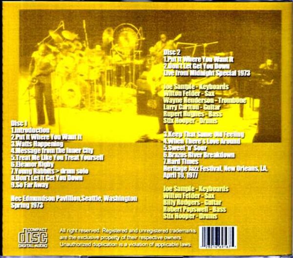 Crusaders/WA,USA 1973 & more - Image 2