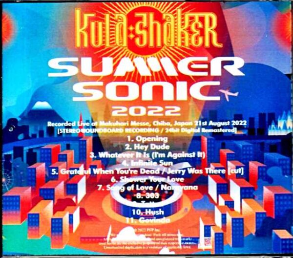 Kula Shaker/Chiba,Japan 2022 Complete 24Bit Digital Remastered - Image 2