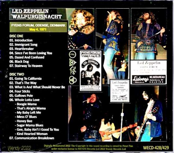 Led Zeppelin/Walpurgis Night 1971 Denmark 1971 - Image 2