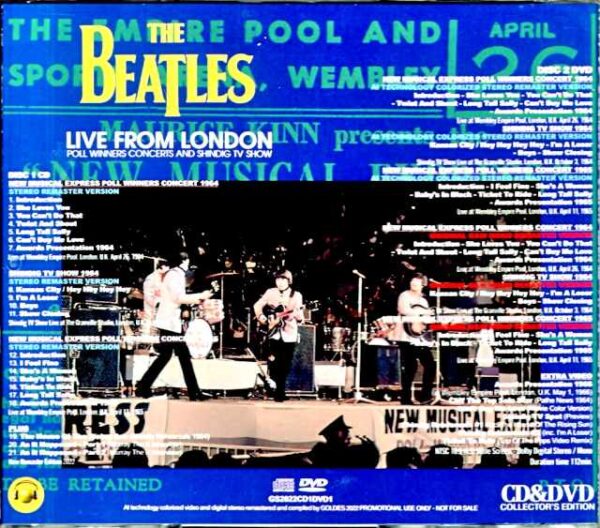 Beatles The Beatles / Poll Winners Concerts 1964 & 1965 Remastered in color using the latest AI technology - Complete edition Poll Winners Concerts & more - Image 2