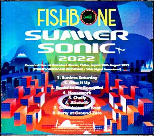 Fishbone Fishbone/Chiba,Japan 2022 Complete 24bit Digital Remastered Edition - Image 2