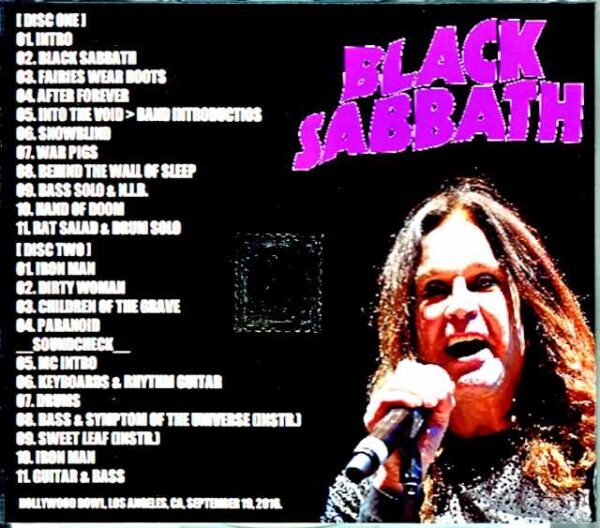Black Sabbath/CA,USA 2016 Complete & Rehearsals - Image 2