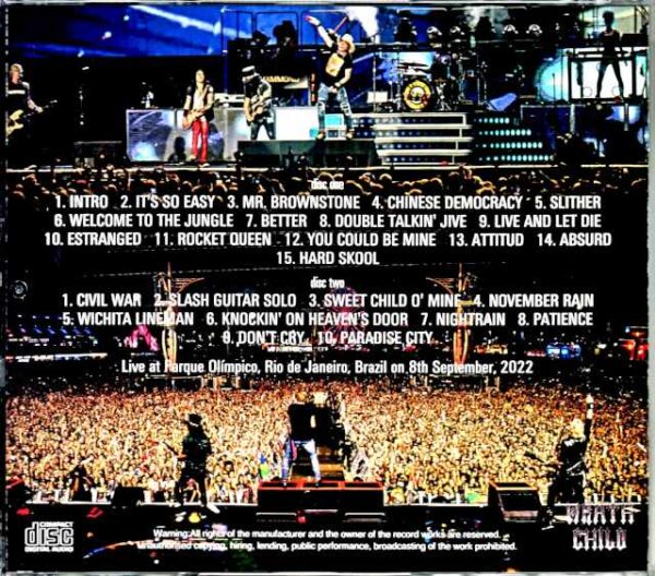 Guns N' Roses Guns N' Roses/Brazil 2022 Complete - Image 2