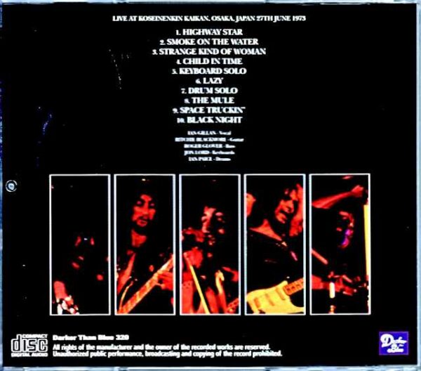 Deep Purple/Osaka,Japan 6.27.1973 Upgrade - Image 2