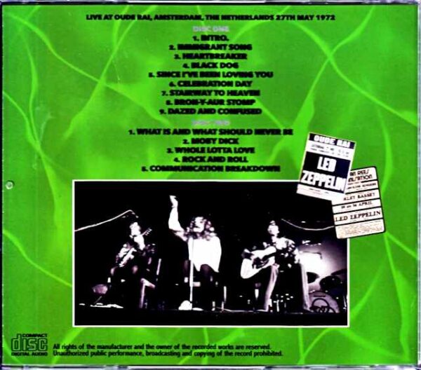 Led Zeppelin/Netherlands 1972 Upgrade - Image 2