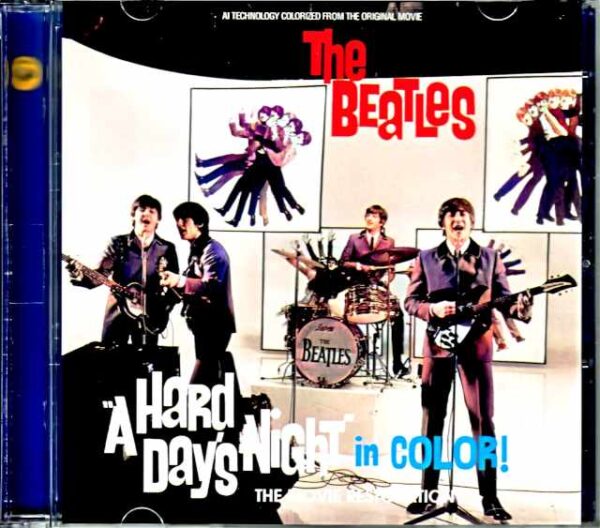 Beatles The Beatles/The Beatles are Coming Yea! Yea! Yea! The Latest AI Technology Color Video Version Complete Collection A Hard Day's Night in Color
