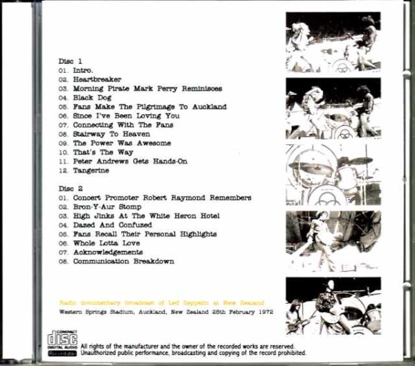 Led Zeppelin / Zeppelin Before Bed Radio Documentary Broadcast New Zealand 1972 - Image 2