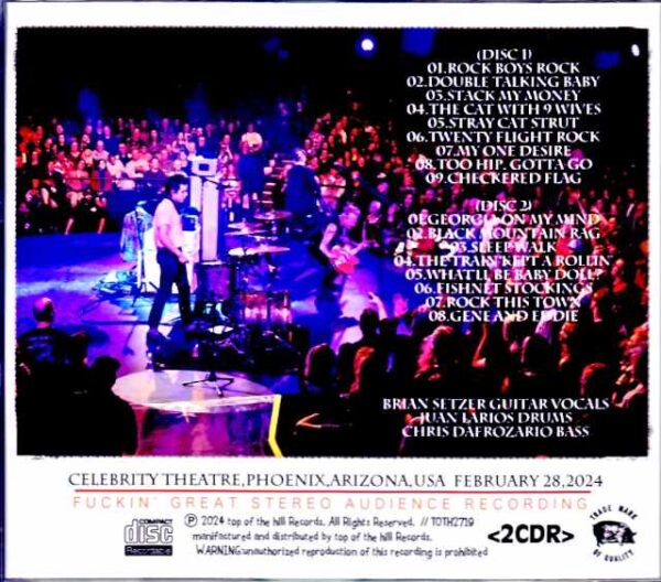 Brian Setzer Rockabilly Riot/AZ,USA 2024 Complete - Image 2