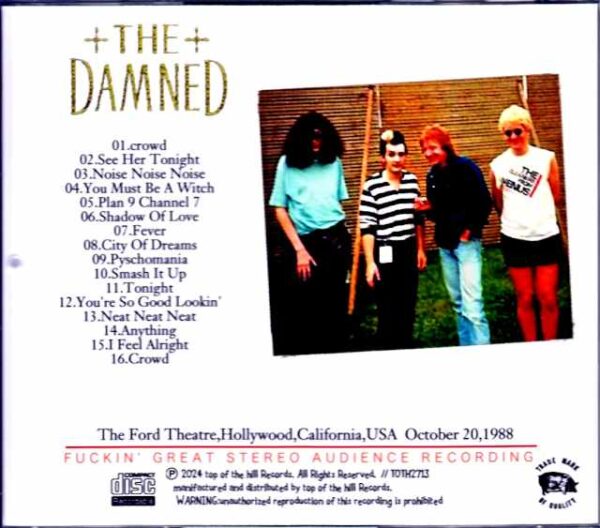 Damned/CA,USA 1988 - Image 2