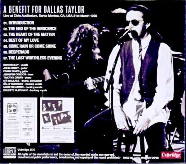 Don Henley/CA,USA 3.31.1990 Mike Millard Master Tapes - Image 2