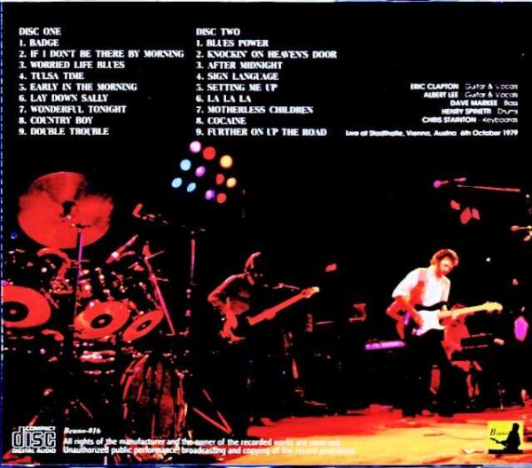 Eric Clapton /Australia 1979 - Image 2
