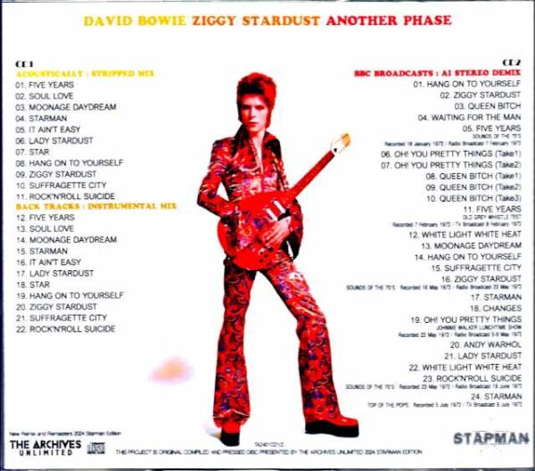 David Bowie Ziggy Stardust Remaster AI Stereo Demix Special Edition - Image 2