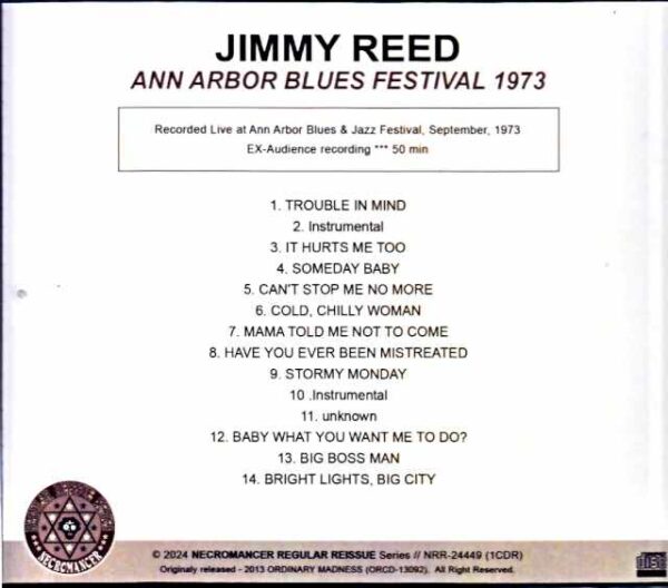 Jimmy Reed / MI, USA 1973 - Image 2