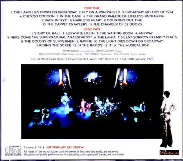 Genesis/FL,USA 1975 Soundboard Edition Upgrade - Image 2