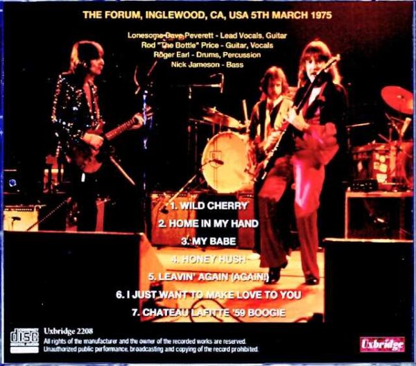 Foghat/CA,USA 1975 Mike Millard Master Tapes - Image 2