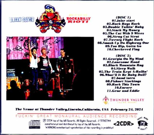 Brian Setzer Rockabilly Riot /CA,USA 2024 Complete - Image 2