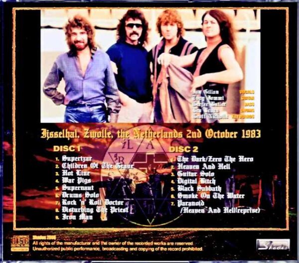 Black Sabbath/Netherlands 1983 Complete Upgrade - Image 2