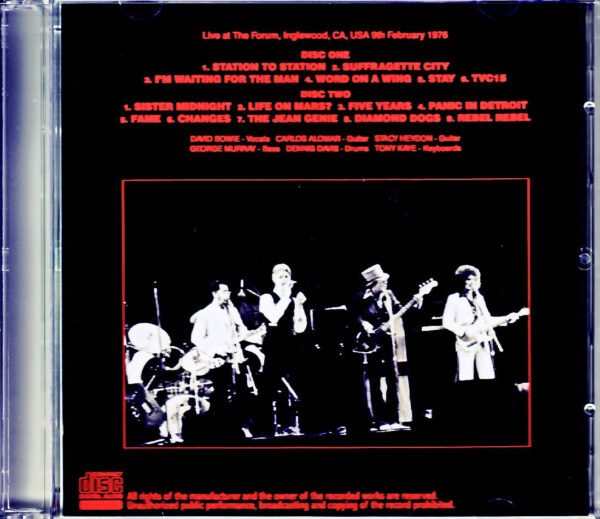David Bowie/CA,USA 2.9.1976 - Image 2