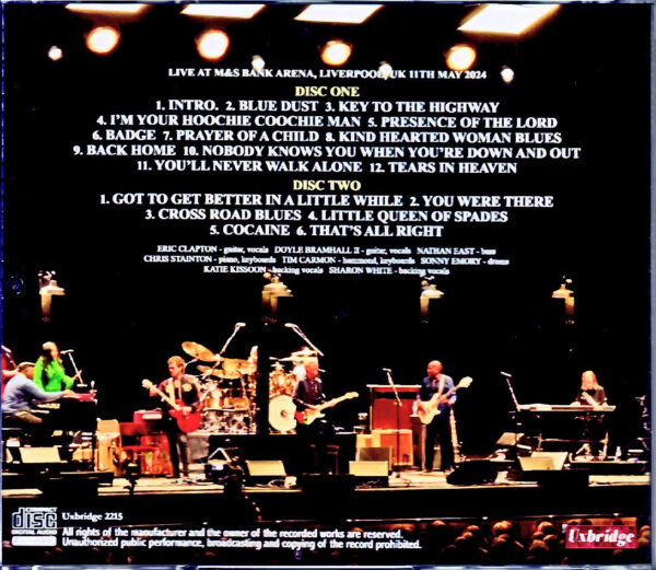 Eric Clapton/England,UK 2024 Complete - Image 2