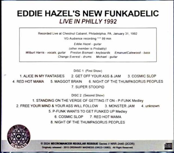 Eddie Hazel's New Funkadelic /PA,USA 1992 - Image 2