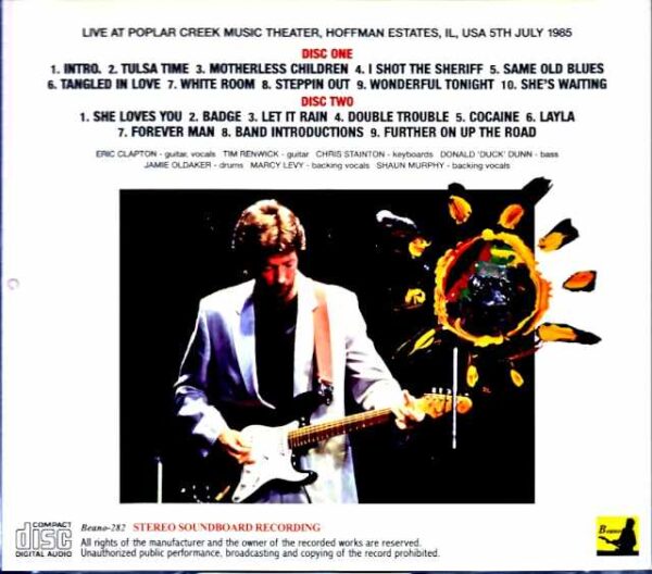 Eric Clapton/IL,USA 1985 Soundboard Edition Upgrade - Image 2