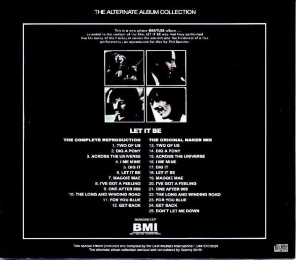 Beatles Let it Be Alternate Album Collection Vol.1 - Image 2