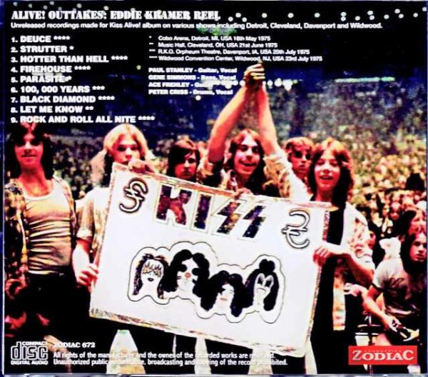Kiss/Alive! Unreleased recordings made for Kiss Alive! - Image 2