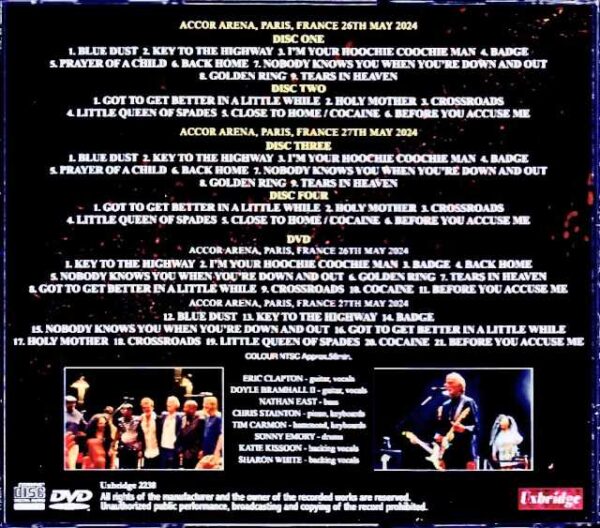 Eric Clapton/France 2024 2Days & more - Image 2