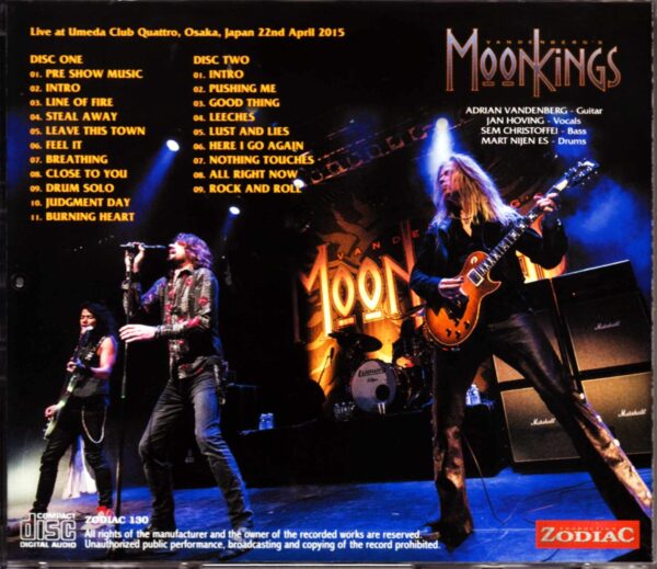 Moonkings,Vandenberg/Osaka,Japan 2015 Ultimate Sound - Image 2