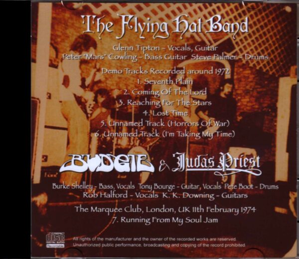 Judas Priest,Flying Hat Band/Earliest Tapes 1972-1974 - Image 2