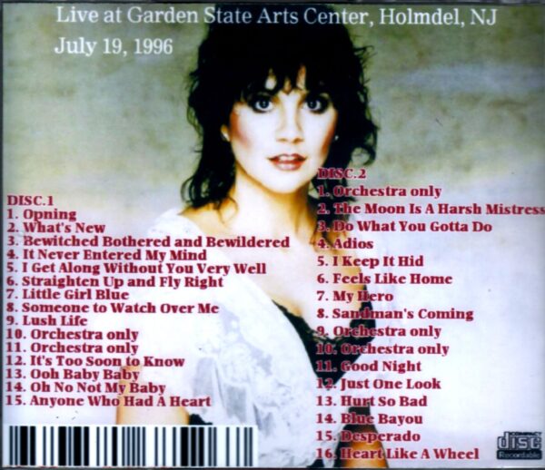 Linda Ronstadt/NJ, USA 1996 - Image 2