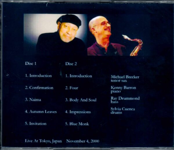 Michael Brecker,Kenny Barron Trio/Tokyo,Japan 2000 New Master - Image 2