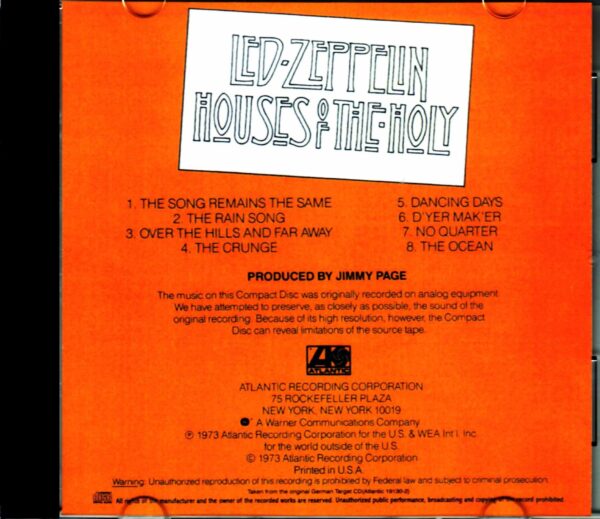 Led Zeppelin/House of the Holy German Target - Image 2