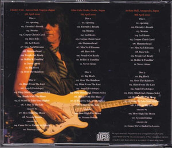 Jeff Beck/Aichi,Osaka,Hyogo 2010 3 Days - Image 2