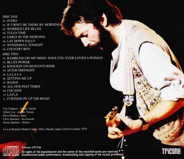 Eric Clapton/Ibaraki Japan 1979 - Image 2