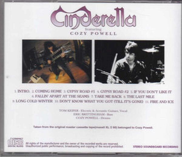Cozy Powell,Cinderella/Sessions - Image 2
