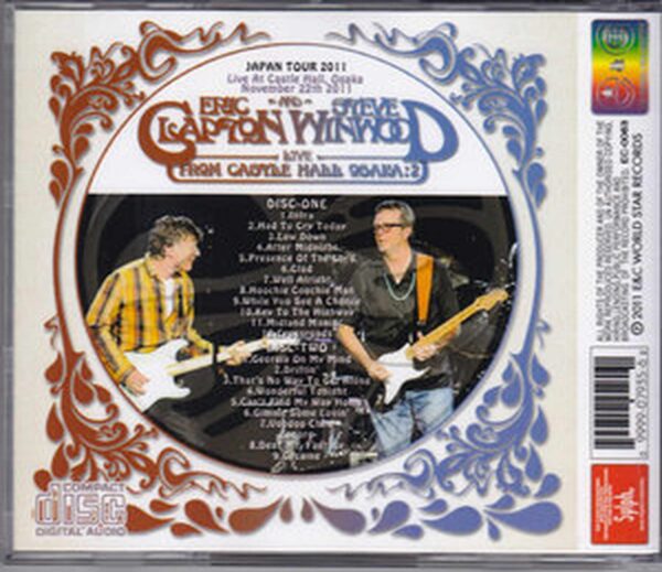 Eric Clapton,Steve Winwood/Osaka,Japan 11.22.2011 - Image 2