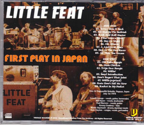 Little Feat/Aichi,Japan 1978 - Image 2