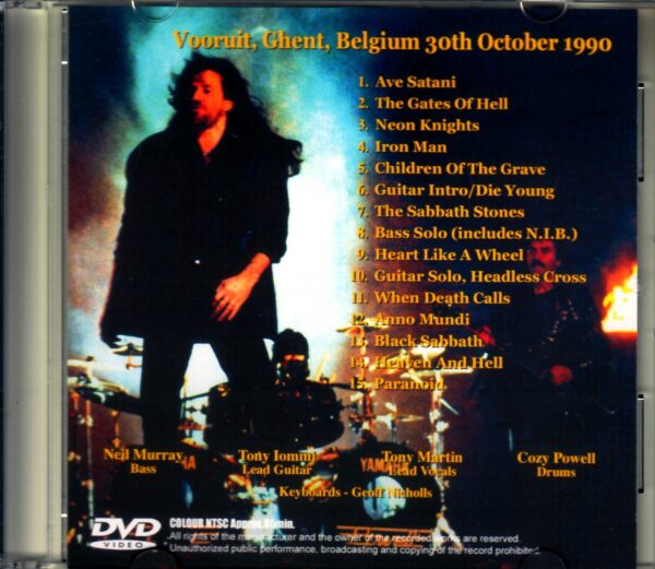 Black Sabbath/Belgium 1990 - Image 2