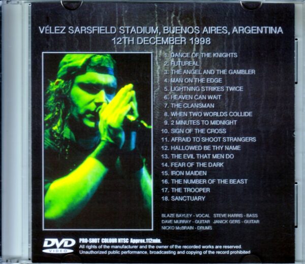 Iron Maiden/Argentina 1998 - Image 2