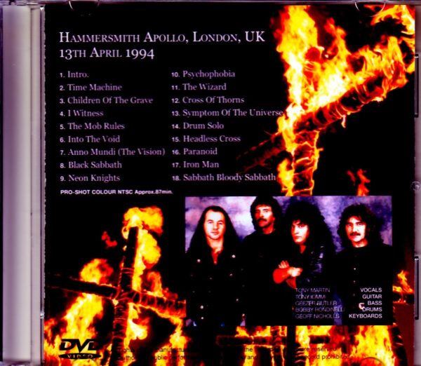 Black Sabbath/London,UK 1994 - Image 2